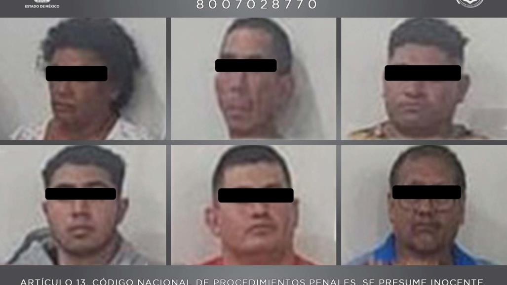 Seis detenidos por tráfico de drogas en Huehuetoca y Zumpango