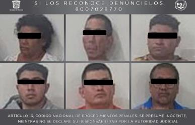 Seis detenidos por tráfico de drogas en Huehuetoca y Zumpango