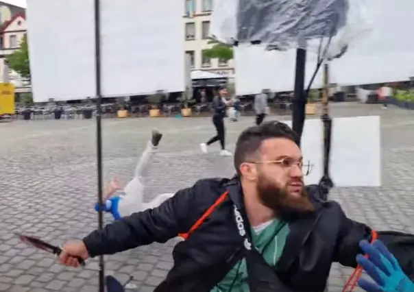 Hombre acuchilla a personas en movilización antiislámica en Mannheim, Alemania