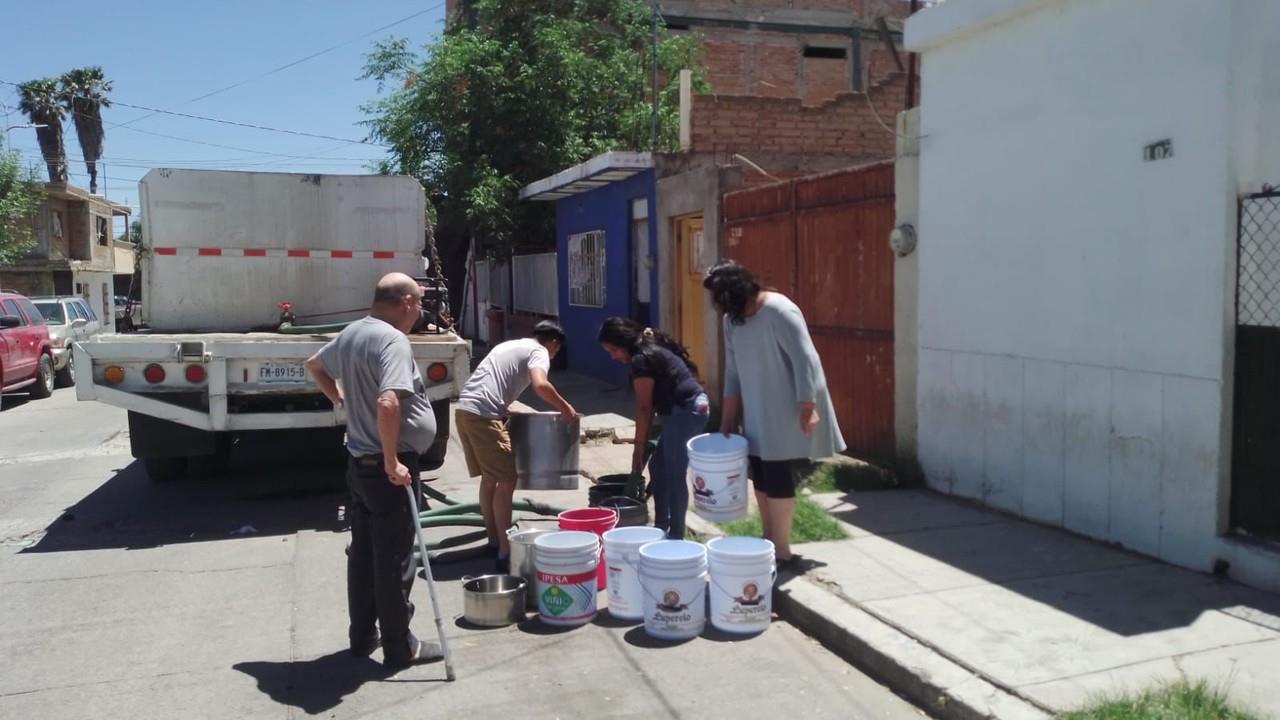 Reconoció AMD que únicamente el 10% de la ciudad cuenta con desabasto de agua potable. Foto: Isaura Retana.