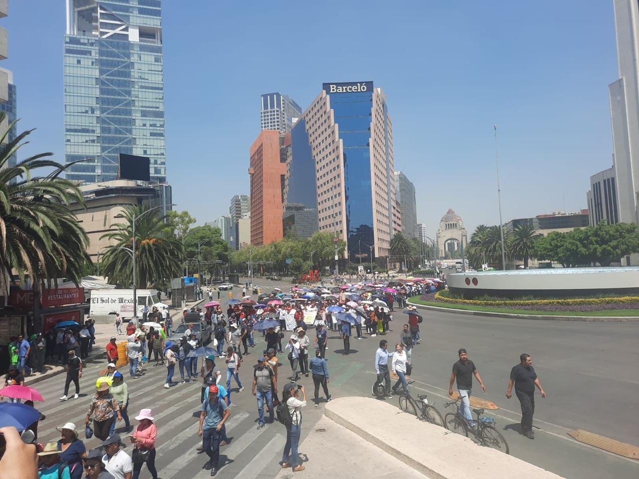 Marcha de CNTE en CDMX. Foto: Ramón Ramírez