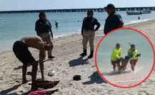 Turista se salva de morir ahogado en el puerto de Progreso