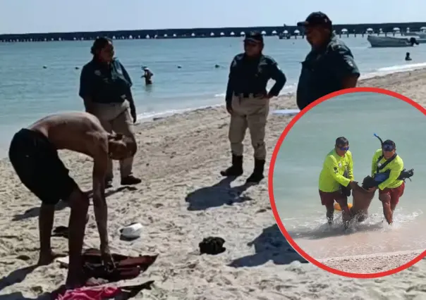 Turista se salva de morir ahogado en el puerto de Progreso