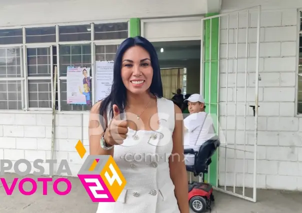 Ale Morales acude a votar en familia en San Nicolás