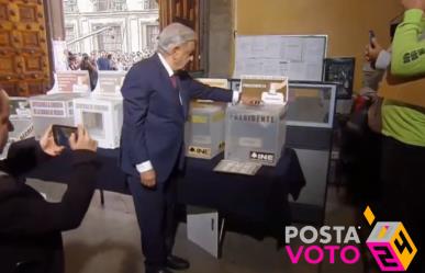 Andrés Manuel López Obrador vota y alienta a los mexicanos a participar