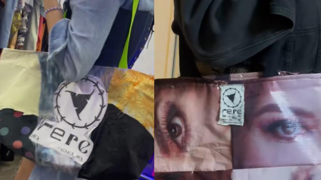 Moda, política y reciclaje: Conoce a Camilo Morales y sus bolsas de propaganda