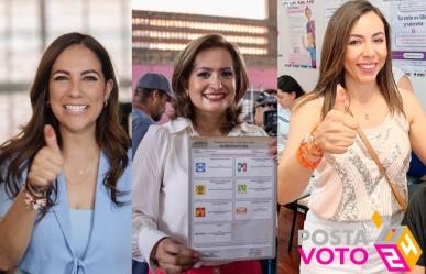 Candidatas al gobierno de Guanajuato dan su voto; llaman a participación
