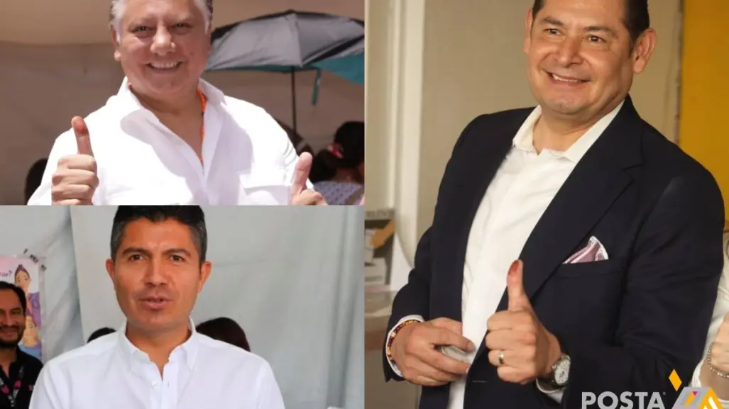 Elecciones 2024: Candidatos a la gubernatura de Puebla emiten su voto