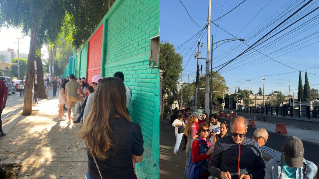 Inicia jornada electoral en CDMX y el resto del país: Ciudadanos salen a votar