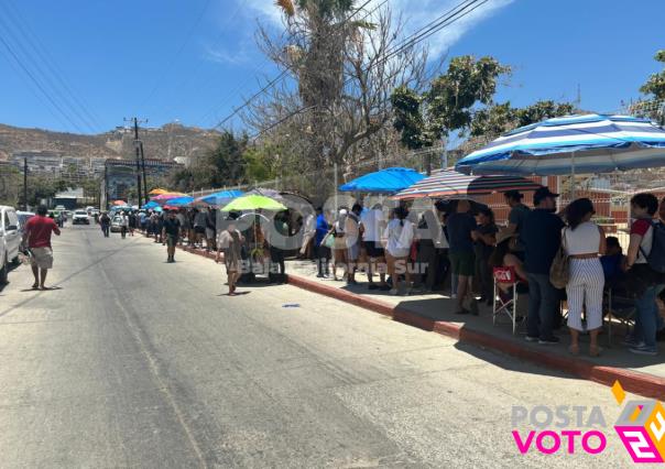 Genera caos y descontento apertura de casilla especial en Cabo San Lucas