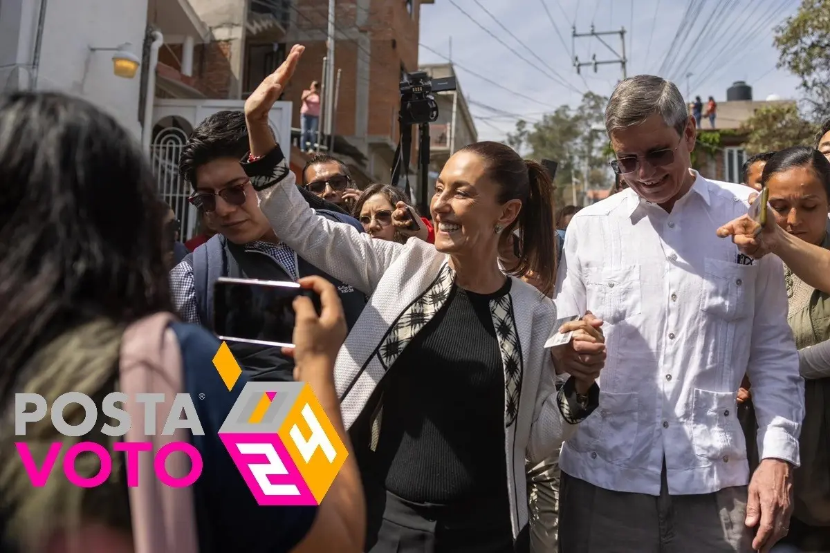 La candidata de la coalición Sigamos Haciendo Historia a la Presidencia de México, Claudia Sheinbaum, aventaja en los resultados del PREP del INE. Foto:  Facebook Claudia Sheinbaum