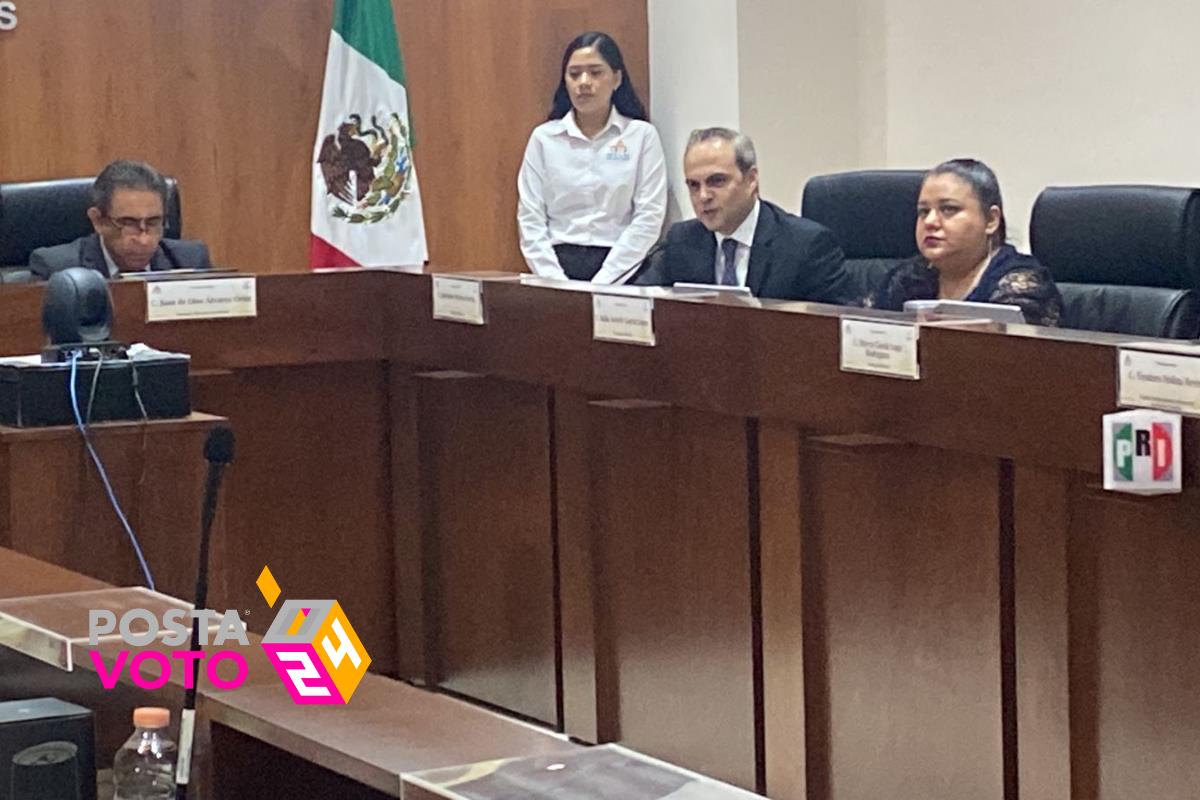 El consejero del IETAM, Jerónimo Rivera García, lamentó que el proceso electoral se manchara por el crimen. Foto: Perla Reséndez