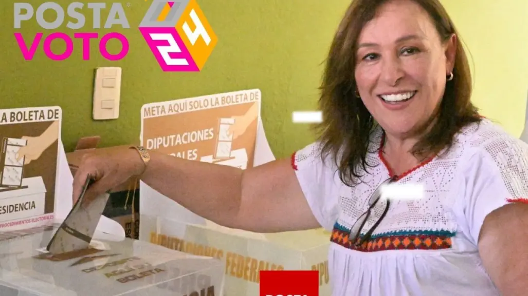 Acude Rocío Nahle a votar en Coatzacoalcos, Veracruz