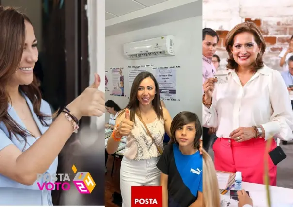 Candidatas a la gubernatura de Guanajuato votan con espera de hasta 90 minutos