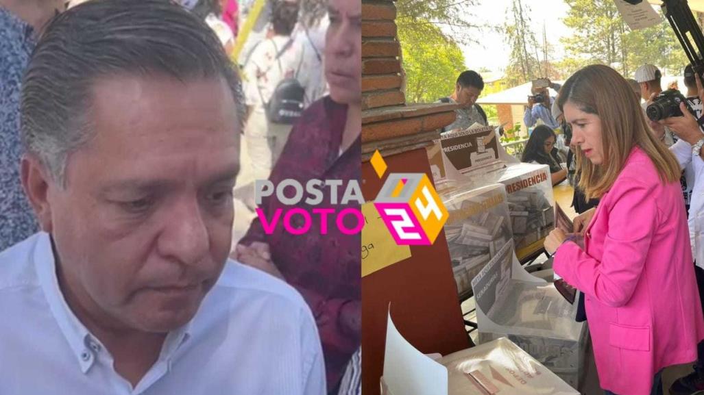 Candidatos a la Alcaldía de Toluca salen a emitir su voto