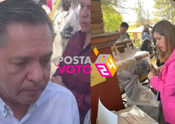 Candidatos a la Alcaldía de Toluca salen a emitir su voto