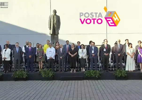 Inicia ceremonia del INE, previo a jornada electoral 2024