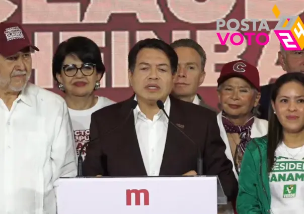 Mario Delgado declara a Claudia Sheinbaum ganadora de la presidencia
