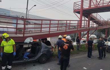 Muere hombre tras accidente vial en Apodaca