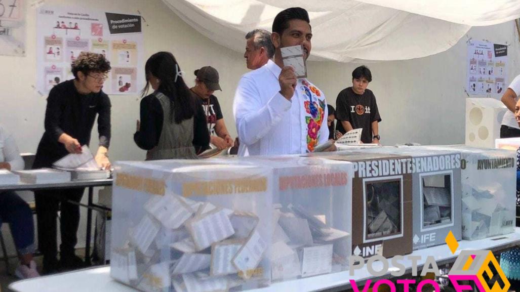 Votantes en Neza acuden masivamente a las urnas