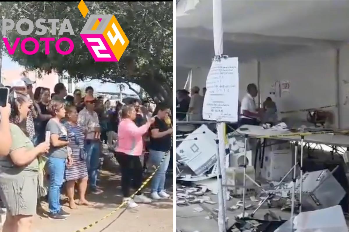 Centro de votación en Querétaro, Foto: Captura