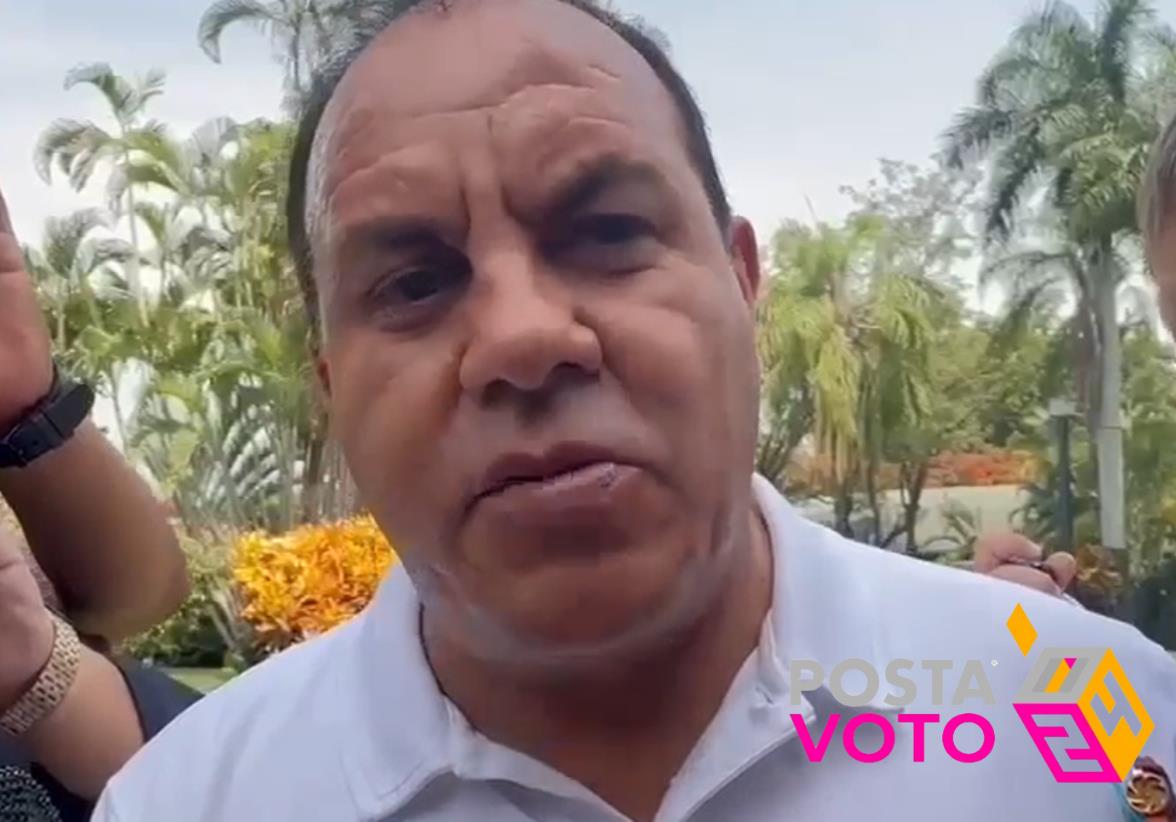 El gobernador con licencia de Morelos, Cuauhtémoc Blanco Bravo, confirmó que este lunes se reintegra a sus actividades al frente del Poder Ejecutivo de Morelos. Foto: Captura