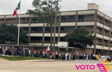 Sedes diplomáticas desbordadas por votantes mexicanos en el extranjero