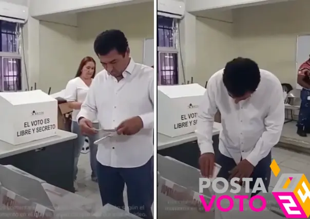 Tamaulipas: Captan a ex alcalde de Morena votando por el PAN