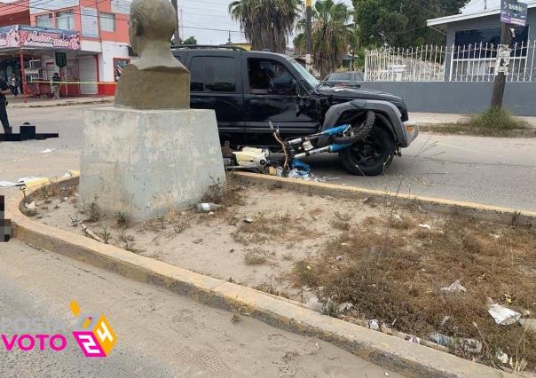 Sujetos trataron de robar boletas en Ensenada y al huir fueron atropellados