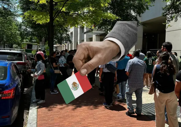 #VIDEO: Mexicanos cantan Cielito lindo antes de votar en Washington y París