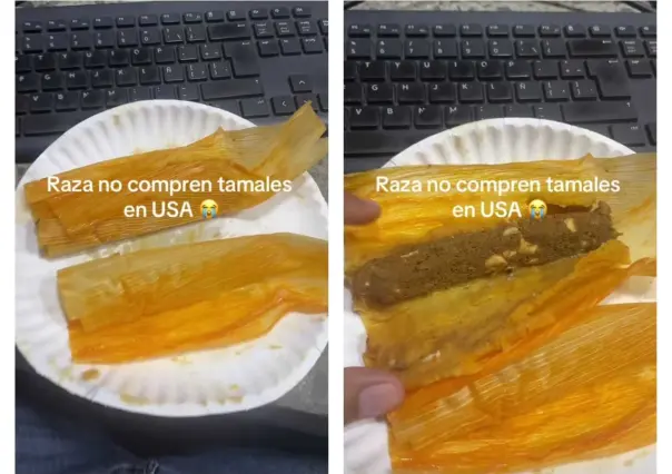 ¡No compren! Joven compra tamales en EU y se lleva sorpresa