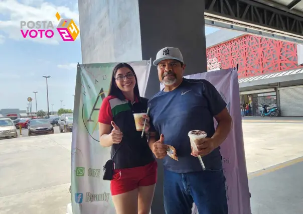 Emprendedoras de Nuevo Laredo incentivan el voto regalando café frío