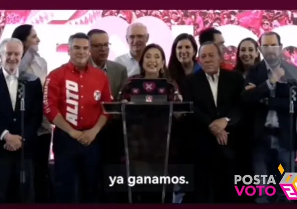 Está claro que ya ganamos: Xóchitl Gálavez