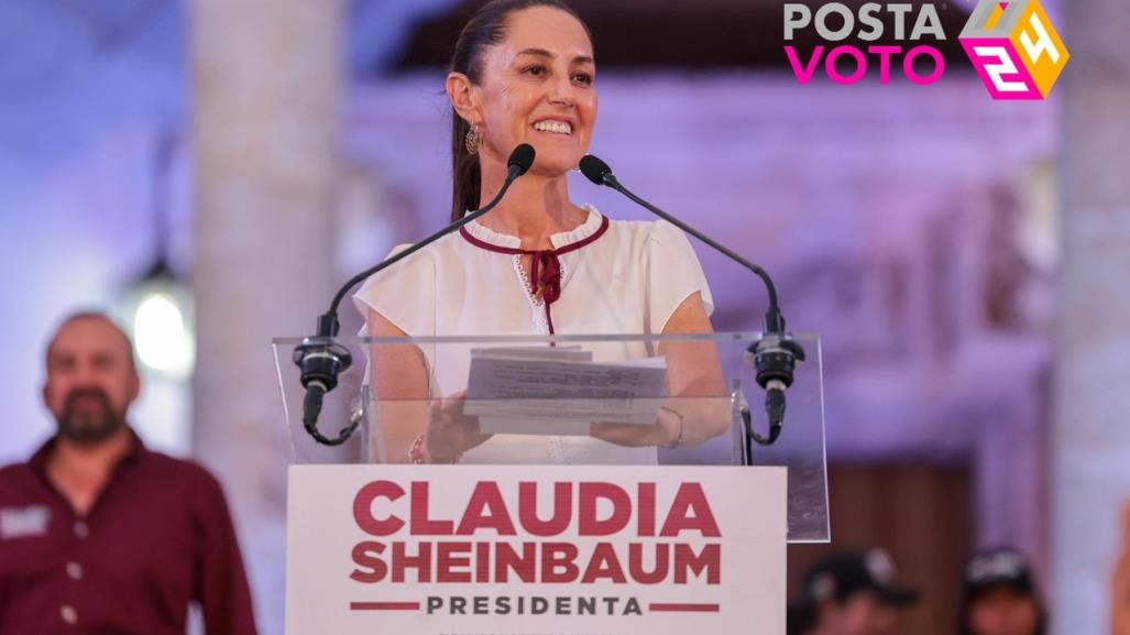 ¿Primera mujer presidenta? Sheinbaum se posiciona virtualmente con 57% de votos