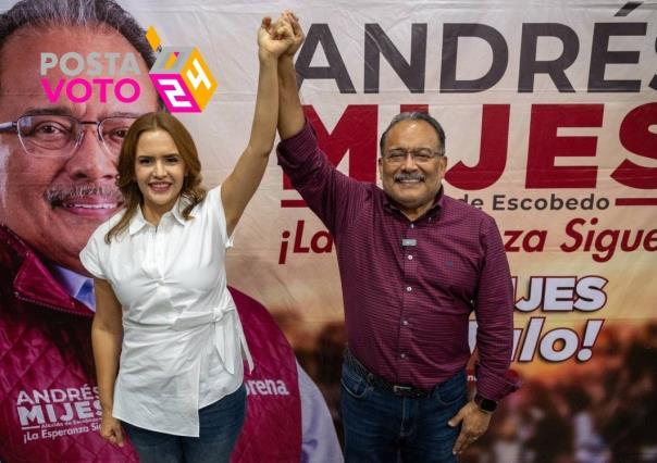 Se posiciona Andrés Mijes como virtual ganador en Escobedo