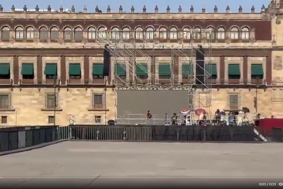 Zócalo de CDMX.   Foto: Captura de pantalla