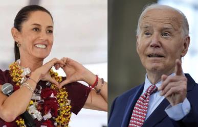 Joe Biden felicita a Claudia Sheinbaum por obtener la presidencia de México