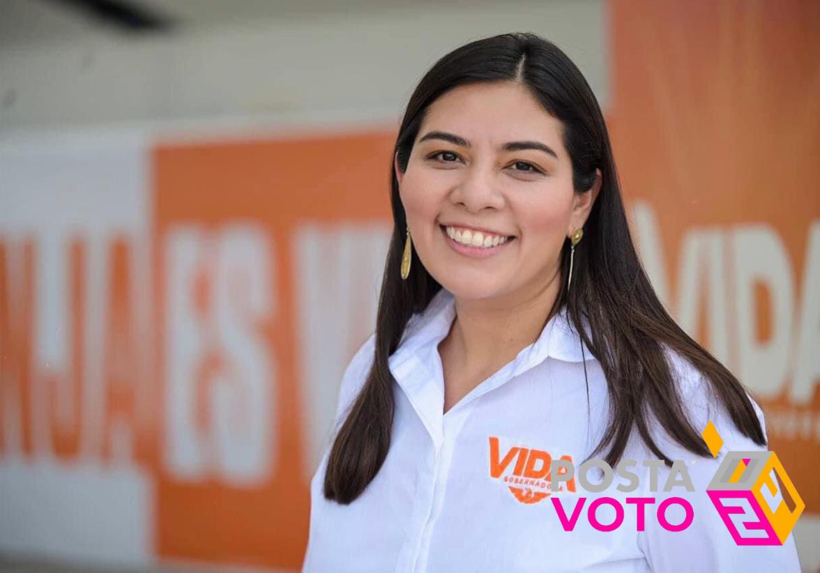 Vida Gómez Herrera, mediante un video en redes, reconoció y felicitó a Joaquín Díaz Mena por su victoria como gobernador de Yucatán. Foto: Cortesía