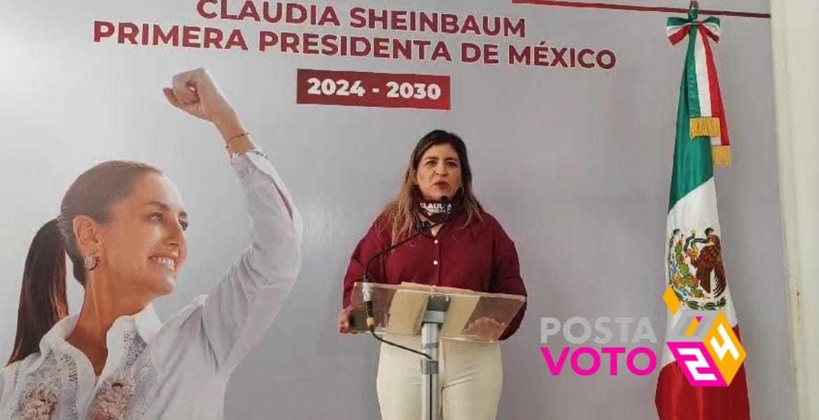 La dirigente morenista comentó que la Cuarta Transformación volvió hacer Historia en Nuevo León como sucedió en el 2018, con el triunfo del Presidente Andrés Manuel López Obrador. Foto: POSTA.