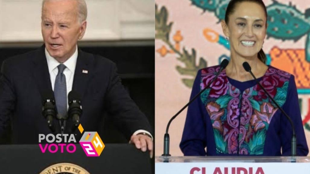 Felicita Joe Biden a Claudia Sheinbaum por su triunfo