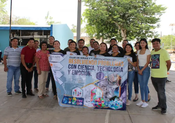 Estudiantes de secundaria realizan la Feria de Aprendizajes en Tixcacalcupul