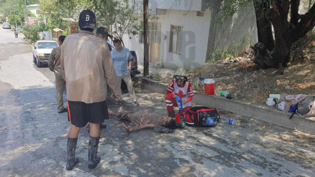 Empelado de Comapa Victoria sufre golpe de calor cuando trabajaba