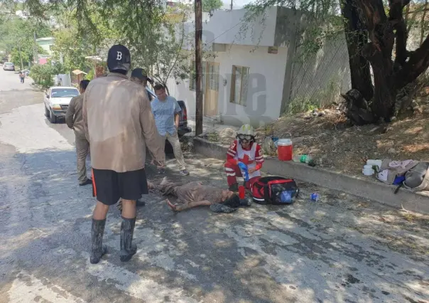 Empelado de Comapa Victoria sufre golpe de calor cuando trabajaba