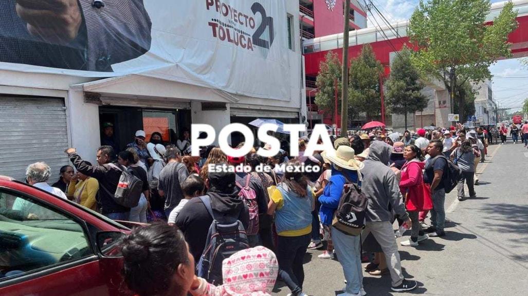 Observadores del voto de Morena en Toluca denuncian falta de pago