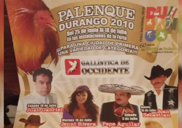 Comparten cartelera del Palenque en 2010, un artista repetirá show en este 2024