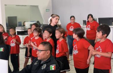 Niños y niñas de Saltillo visitan el C4 para conocer su funcionamiento