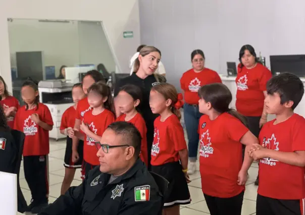 Niños y niñas de Saltillo visitan el C4 para conocer su funcionamiento