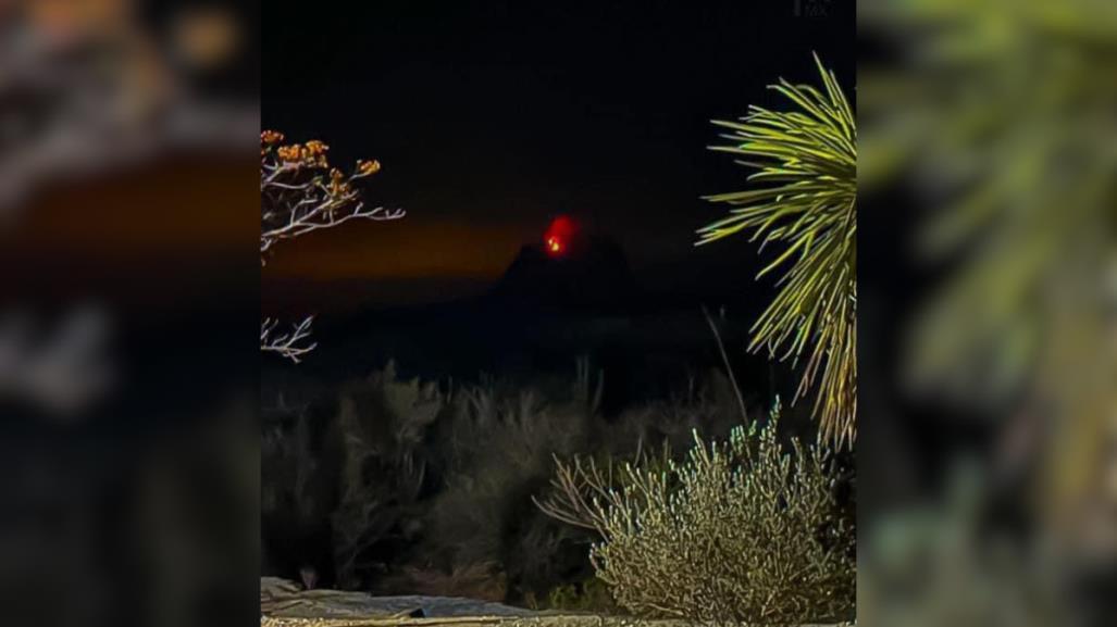 Se incendia el emblemático Cerro del Bernal en Tamaulipas