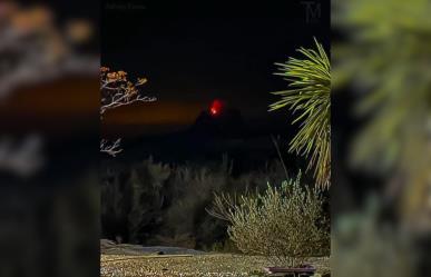 Se incendia el emblemático Cerro del Bernal en Tamaulipas