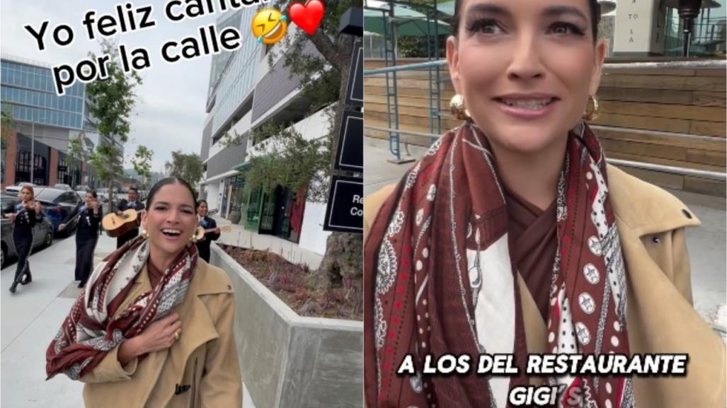 Natalia Jiménez lleva serenata a restaurante de LA que la discriminó (VIDEO)